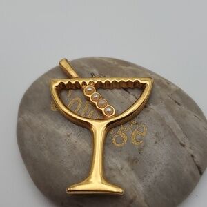 Martini charm necklace pendant‎